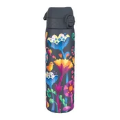 SLIM childrens water bottle, stainless steel, 500ml, Bright Floral -