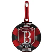Berlingerhaus Ponev z marmorno površino BH-1946 z odstranljivim ročajem + pokrovom Burgundy Metallic Line 28 cm