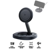 BASEUS EnerFill FF11 žica bez stalak za punjenje 15W +1m USB-C kabel crno