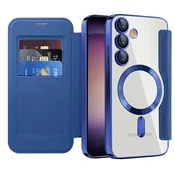 Etui SmartMag Book z Magsafe tehnologijo in RFID denarnico za Samsung Galaxy S23 - blue