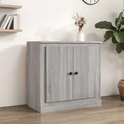 Vidaxl vidaXL Omarica, siva, hrast sonoma, 70x35,5x67,5 cm