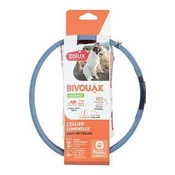LED ovratnik velik BIVOUAK 30-60cm USB modra Zolux