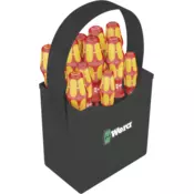 Wera VDE izvijači, 11-delni komplet Wera Kraftform 2go 100 ploščati, križni Pozidriv, križni Phillips, notranji-TORX