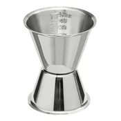 ich-zapfe Merilni jigger za koktejle 30/50 ml z notranjo lestvico, nerjavno jeklo, (5000216676)