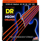 Set strun za 5-strunsko električno bas kitaro Neon Orange NOB5-45 DR Strings