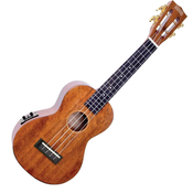 Mahalo Electric-Acoustic Concert Ukulele Vintage Natural
