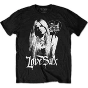 Avril Lavigne Majica Love Sux Unisex Black 2XL