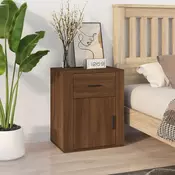 Vidaxl vidaXL Nočna omarica rjav hrast 50x36x60 cm