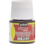 Barva za steklo za vitraže Pebeo Vitrea 160 sijajna 45 ml - Indijsko rdeča