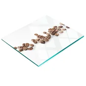 shumee Trpežna in elegantna steklena kuhinjska deska z vzorcem kavnih zrn 60x52 cm