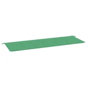 Vidaxl Blazina za vrtno klop zelena 150x50x3 cm oxford tkanina