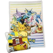 Pokemon Eeveelutions V2 sherpa deka 100x150cm