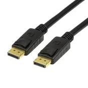 slomart DisplayPort 1.4 kabel, 3m, črn, podpira 8K/60Hz