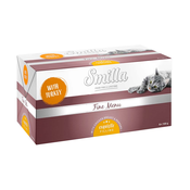 Smilla Fine Menu z okusnim jedrom 8 x 100 g - Puran, piščančje prsi, paprika