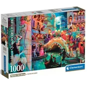Karneval na mestnih ulicah s 1000-delno HQC sestavljanko s plakatom - Clementoni