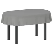 vidaXL Klobučevina za mizo 5 kos Svetlo siva 130 x 180 cm Poliester