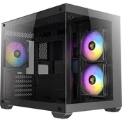 Kucište ANTEC CX600M ARGB, Mini, mATX, window, crno, bez napajanja