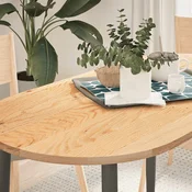 Stolna ploca 120x60x2 cm od ovalna masivna hrastovina