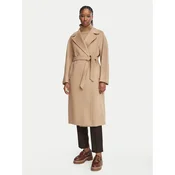 Weekend Max Mara Volneni plašč Resina 2625016102 Svetlo rjava Regular Fit