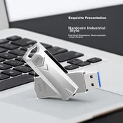 DM Damai USB Flash memorija, 32GB, USB 3.0, USB 3.2, Srebrne boje