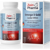 ZeinPharma Omega-3 Gold Cardio Edition - 120 kaps.