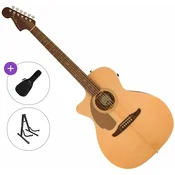 Fender Newporter Player LH Standard SET Natural Elektroakustična jumbo