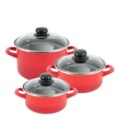 Metalac set posuđa standard (20dub+20plit+16pli) 3/1 crvena sjena- OUTLET