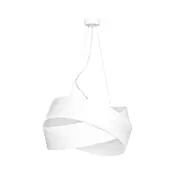 Luster na sajli VIENO 3xE27/15W/230V bela