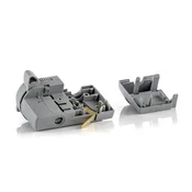 GLOBAL 3-kanalni večnamenski adapter Noa, nosilnost 5 kg, siv - siva - Kovina