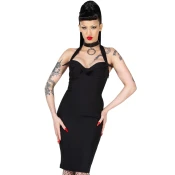 Ženska obleka KILLSTAR - Classy Chassy - Black - KSRA010867
