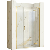 Tuš vrata Rea Hugo 120 Brushed Gold