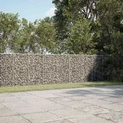 vidaXL Gabion z žico 3,5 mm in mrežo 5x2,5 cm 450x30x100 cm