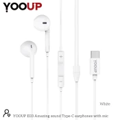 Slušalice YOOUP E03 Amazing sound type-c bijele