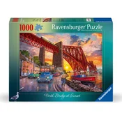 Puzzle 1000 kosov - Četrti most ob sončnem zahodu