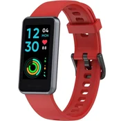 GS Silikonski pašček za Realme Band 2, rdeč