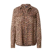 VERO MODA Bluza VMBUMPY rjava/svetlo rjava/temno rjava