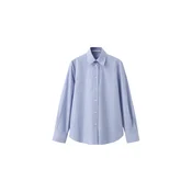 MANGO Bluza REGU svetlo modra