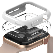 Ringke Slim Watch Case 2x set zaščitno ohišje za Apple Watch 4 40mm/Watch 5 40mm/Watch 6 40mm/Watch SE - Bela KP14174