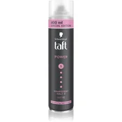 Schwarzkopf Taft Power lak za lase z ekstra močnim utrjevanjem za suhe in poškodovane lase Cashmere 400 ml