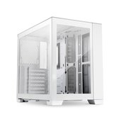 LIAN LI računalniško ohišje O11 Dynamic Mini Snow Edition, ATX, Midi-Tower, kaljeno steklo, belo