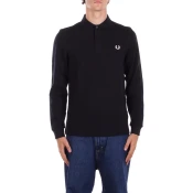 Bombažna majica z dolgimi rokavi Fred Perry
