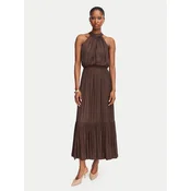 Morgan Cocktail obleka 222-RAMAGE Temno rjava Regular Fit