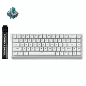 MCHOSE Gaming tastatura MCHOSE Ace 68 White No RGB/Ice Blue Magnetic switch