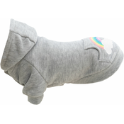 Pulover s kapuco Rainbow Falls, XXS: 18 cm, svetlo siv