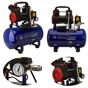 Kraft&Dele Brezoljni kompresor 8 barov 24 l 1390 W 2850 vrt/min 220 l/min
