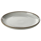 GLADELIG Desertni tanjir, siva, 20 cm