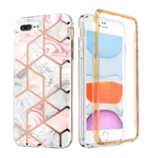 Ovitek za telefon UEBAI marble iPhone 7 Plus/iPhone 8 Plus z zaščito 360