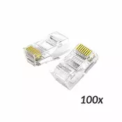 Ugreen RJ45 konektor CAT.6 UTP trdi kabel pak/100 NW120-100