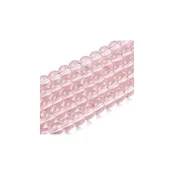 Staklena perla lopta 10 mm roze pakovanje 10 kom