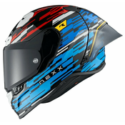 Nexx X.R3R Glitch Racer Blue/Red L Kaciga